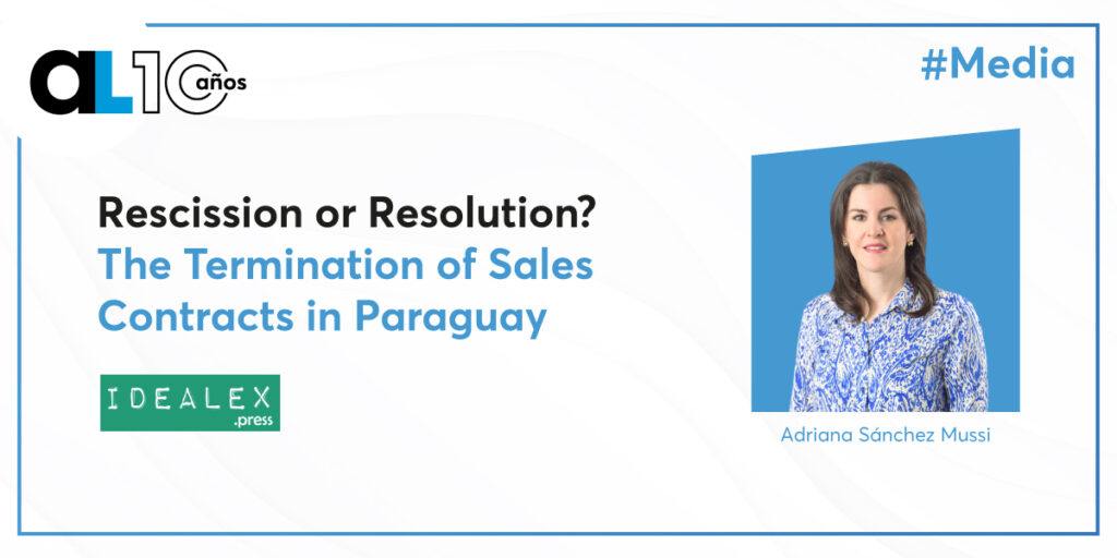 Rescission or Resolution? The Termination of Sales Contracts in Paraguay